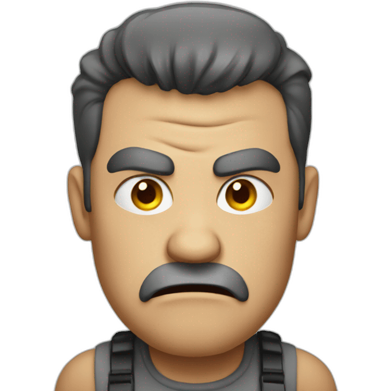 Angry man emoji