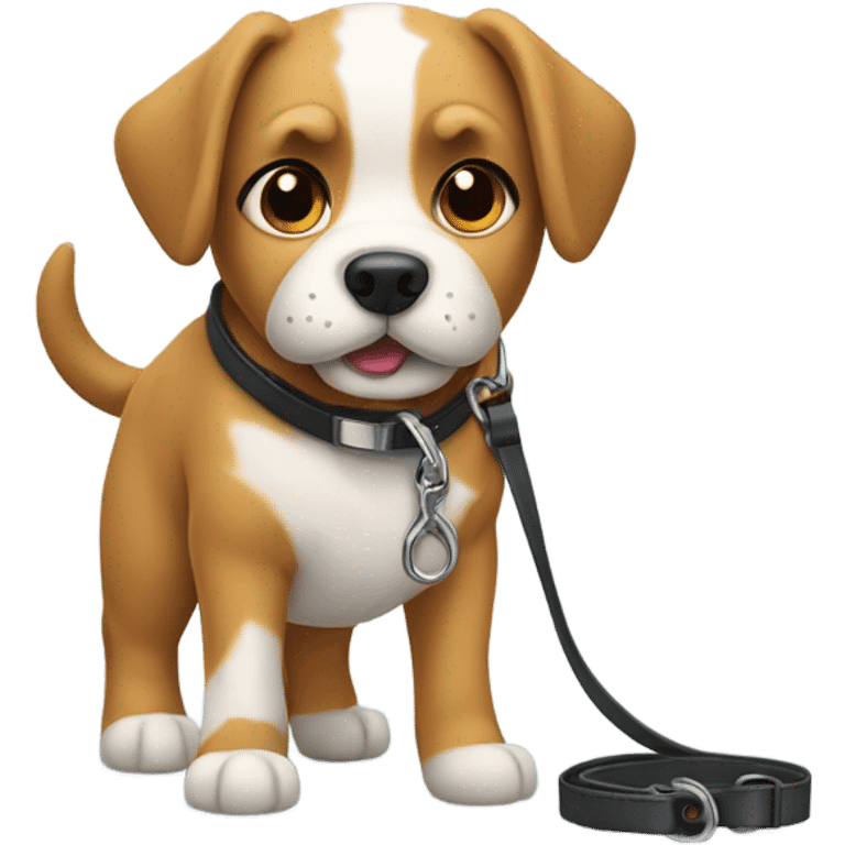 dog on a lead emoji