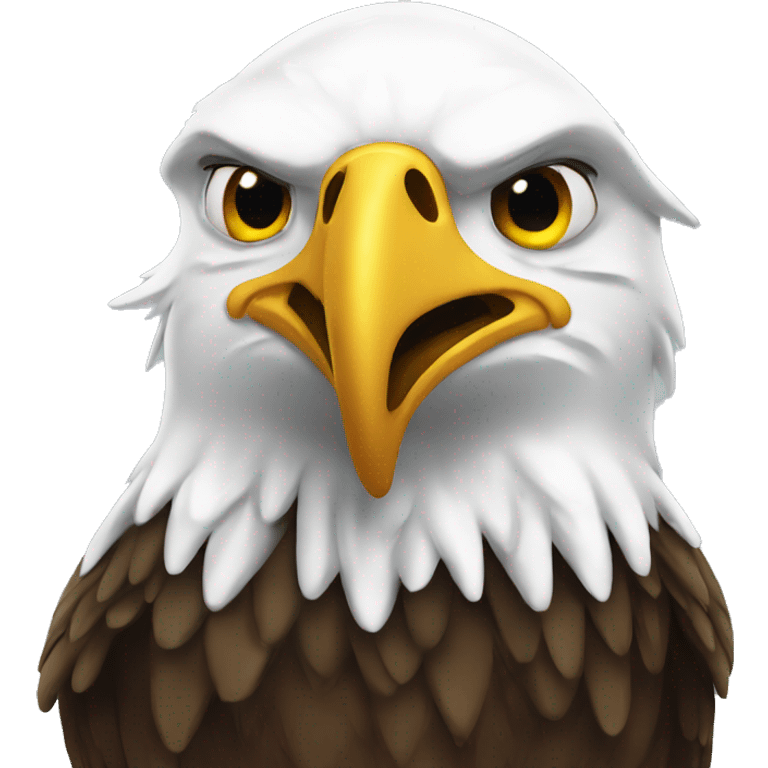 Eagle with oil  emoji