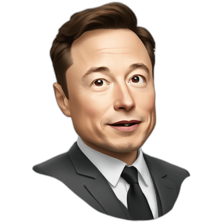 Flying Elon musk emoji