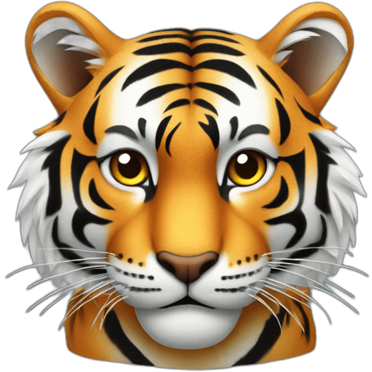 Tiger mit Stärke emoji