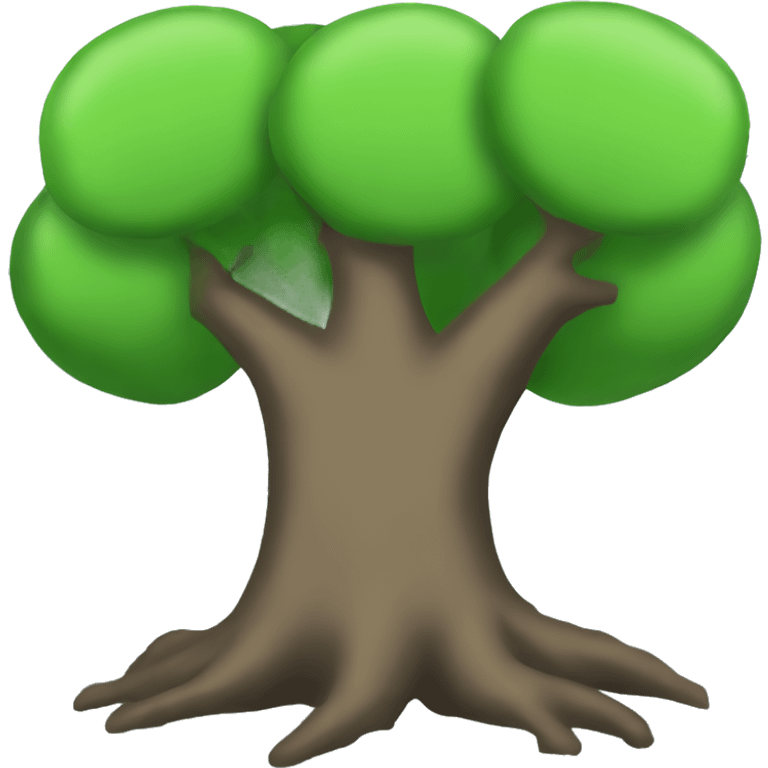 Tree from BFDI emoji