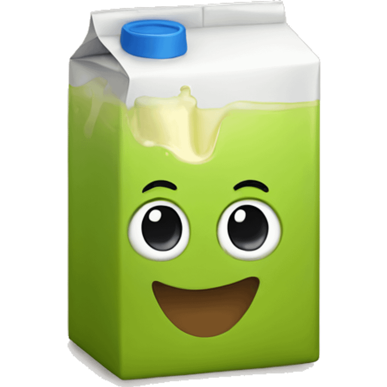 Apple juice box emoji