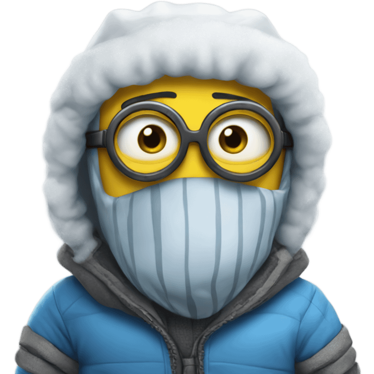 super cold minion emoji