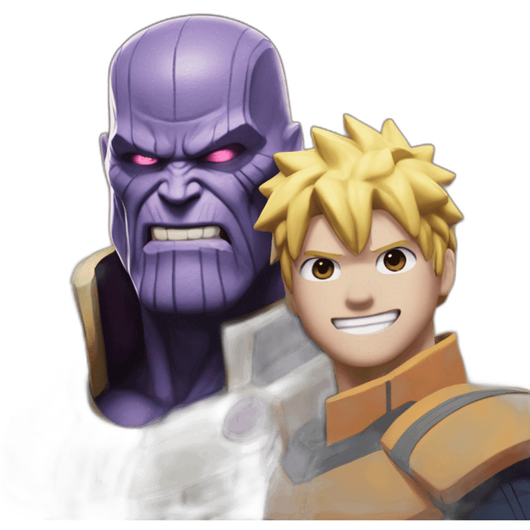 Thanos and Naruto emoji