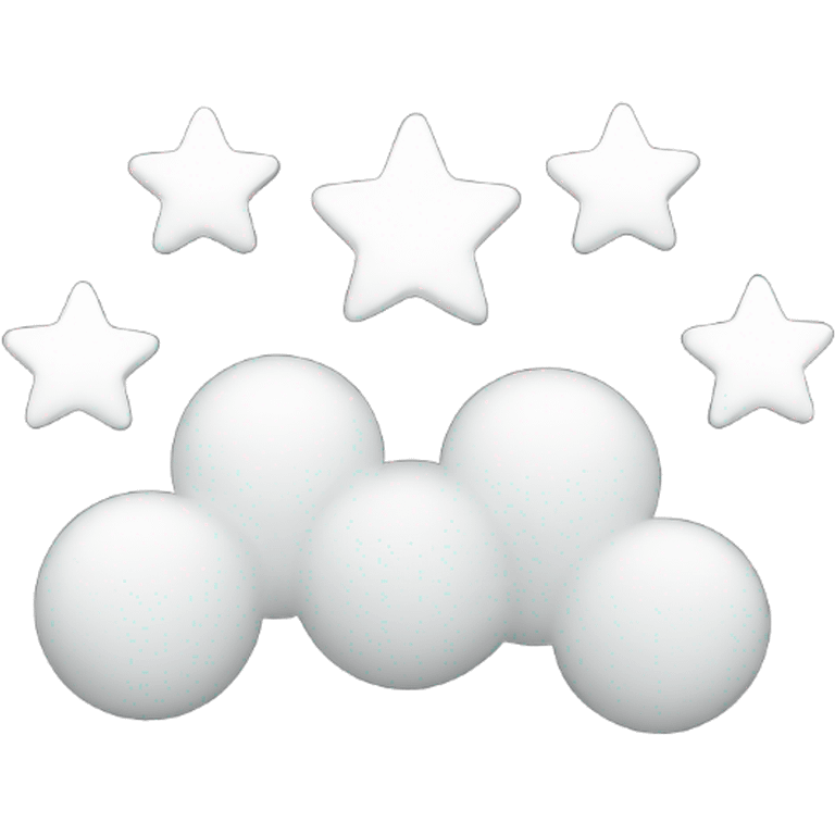 White stars emoji