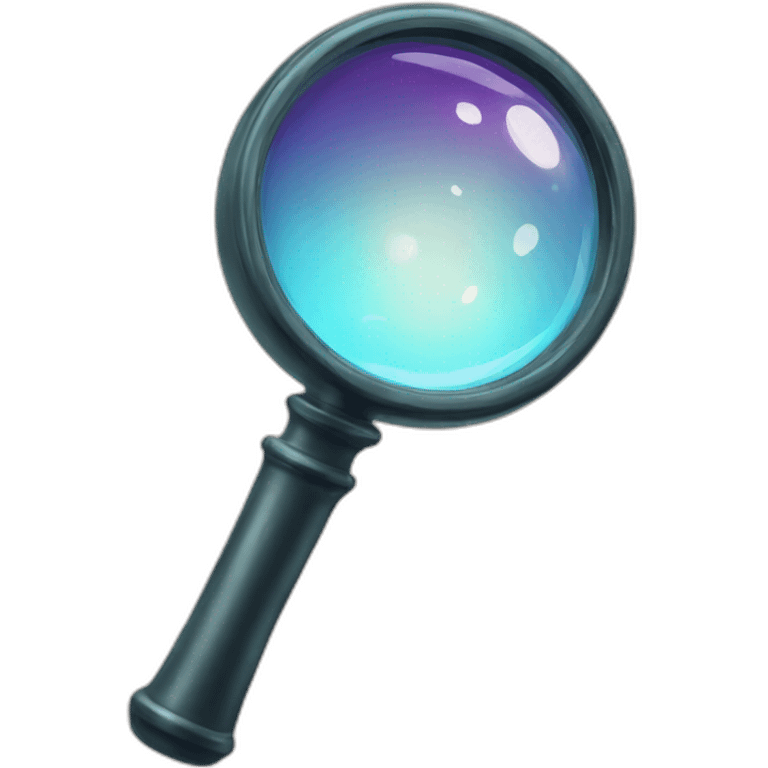 magic magnifying glass emoji