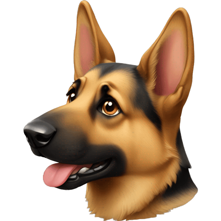 German Shepard dog  emoji