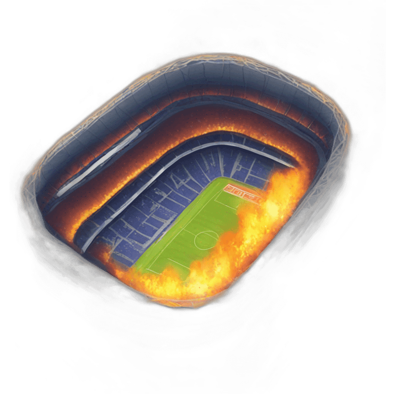 stade en feu emoji