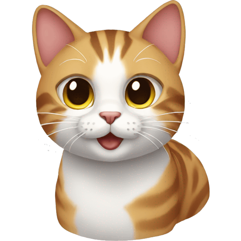 cat enjoy emoji