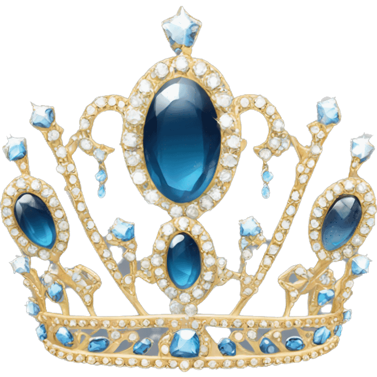 dainty jewel tiara emoji