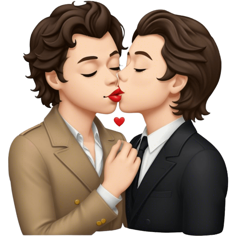 Harry styles kissing  emoji