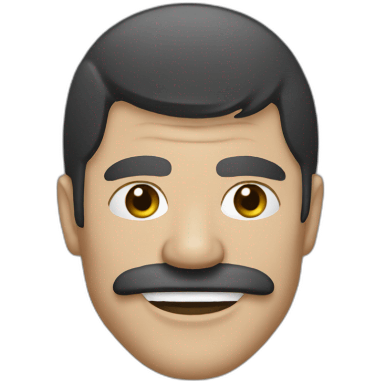 charles bronson with a nose ring emoji