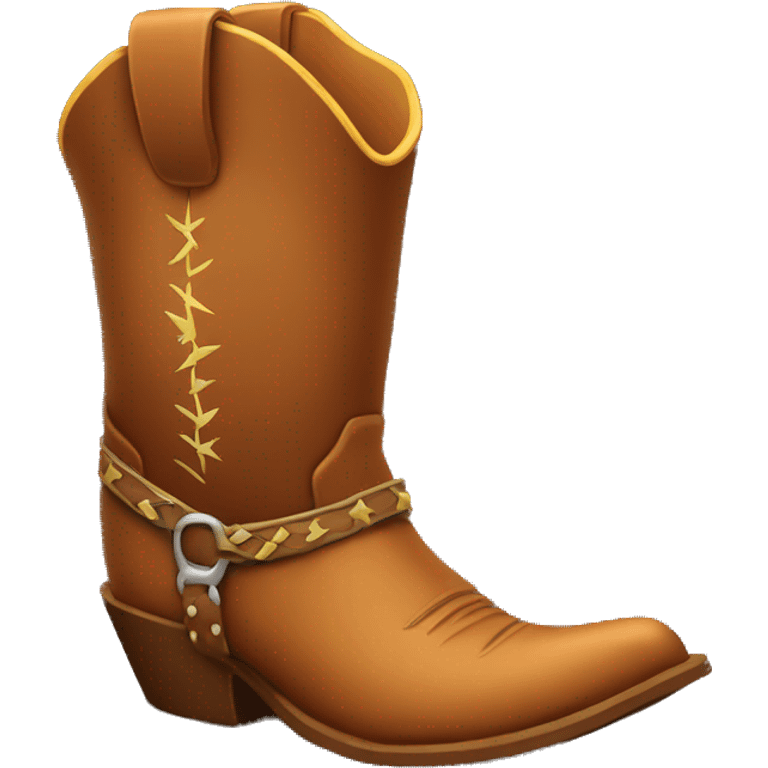 Cowboy boot emoji