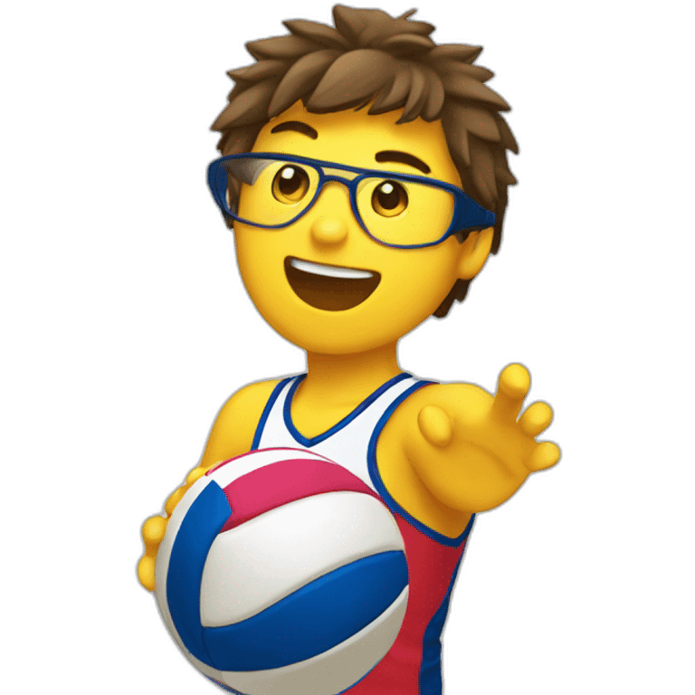 Smash volleyball emoji