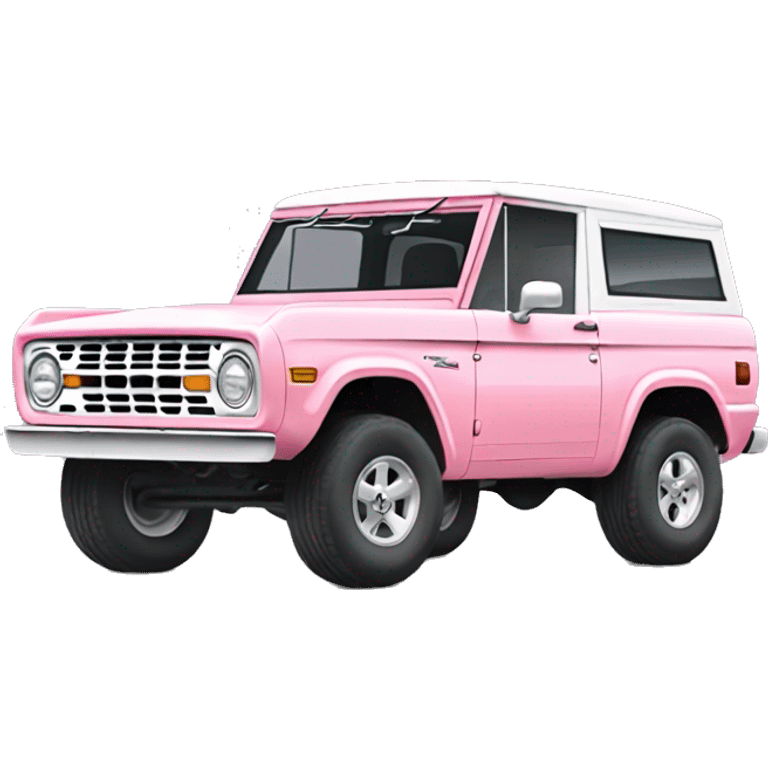 light pink ford bronco  emoji