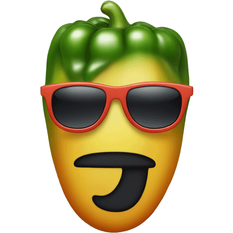 Pepper with sunglasses emoji