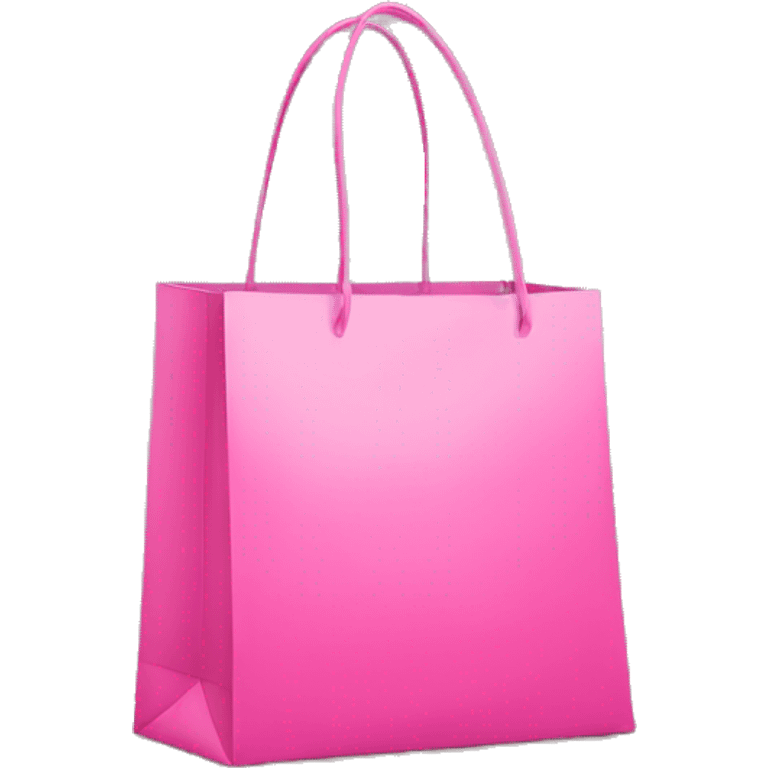 pink shopping bag emoji