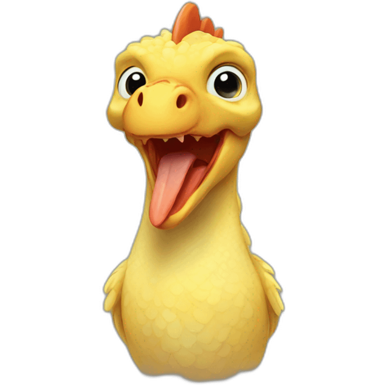 Dinosaur Chicken Hybrid emoji