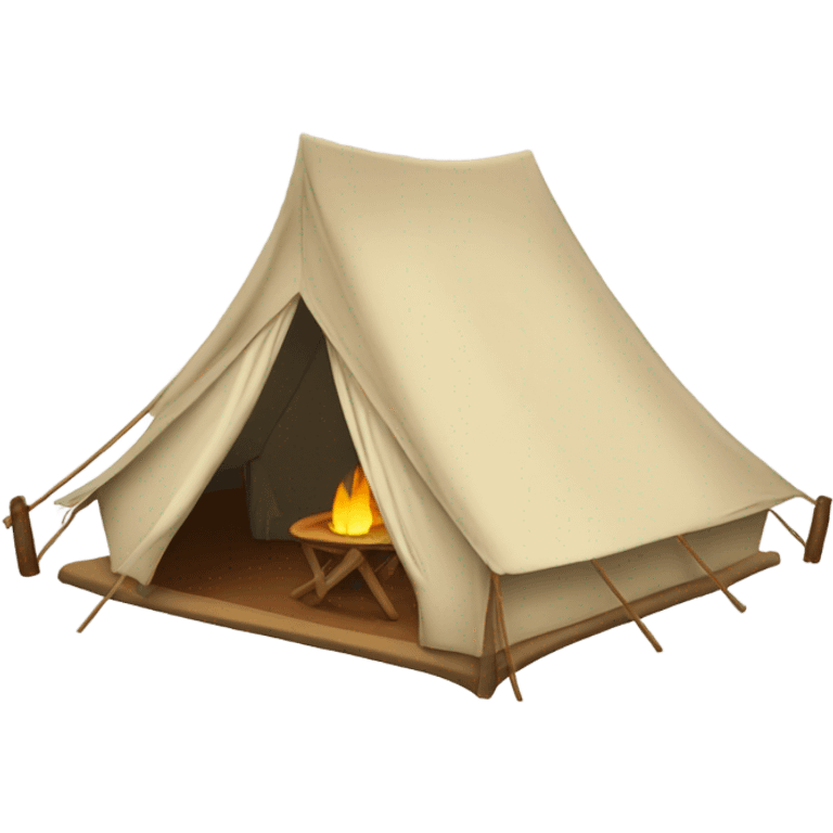 Glamping  emoji