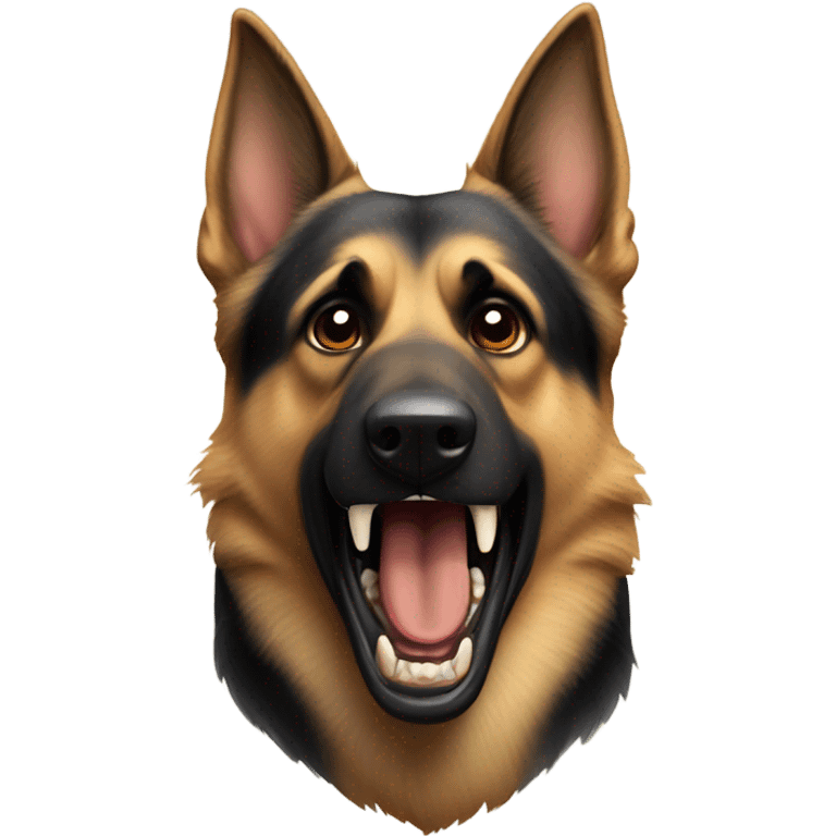 Bad German shepherd emoji