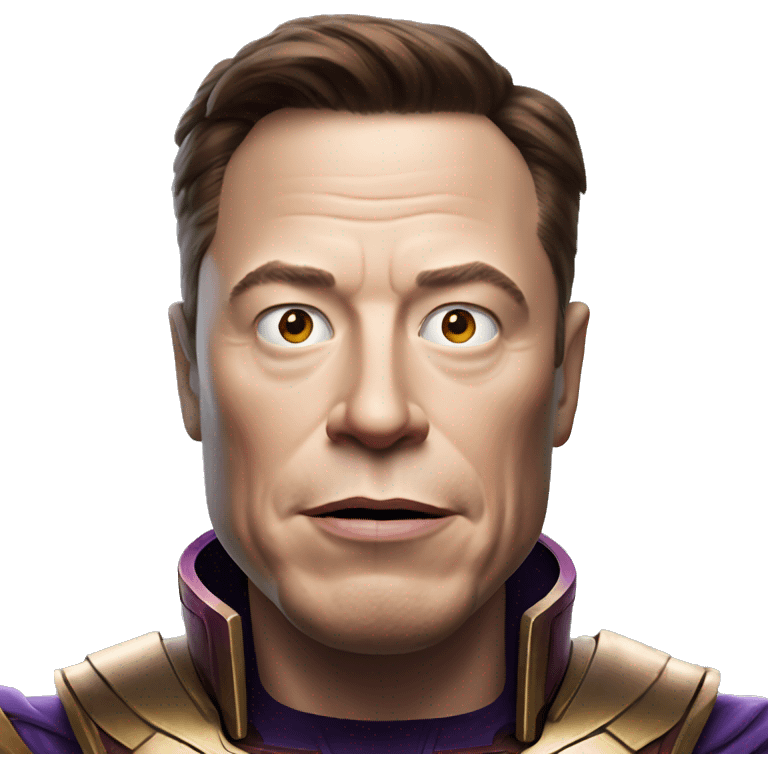 Elon Musk Thanos emoji