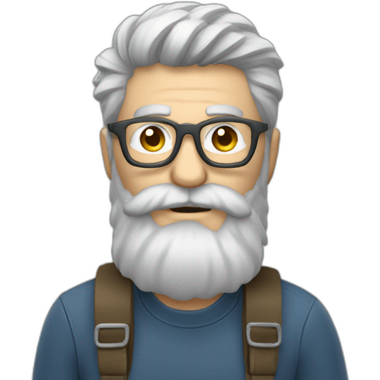 photographer action taking photos camera old grey hair beard nature emoji