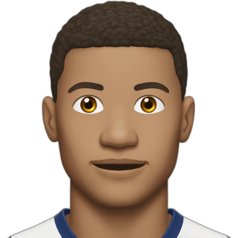 Mbappé avec une atme emoji