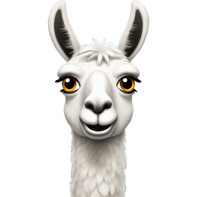 llama smirking emoji