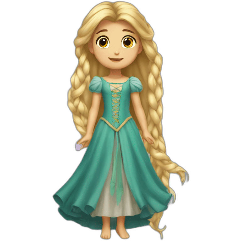 rapunzel angel emoji