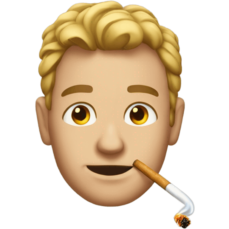 Tanner with a cig emoji