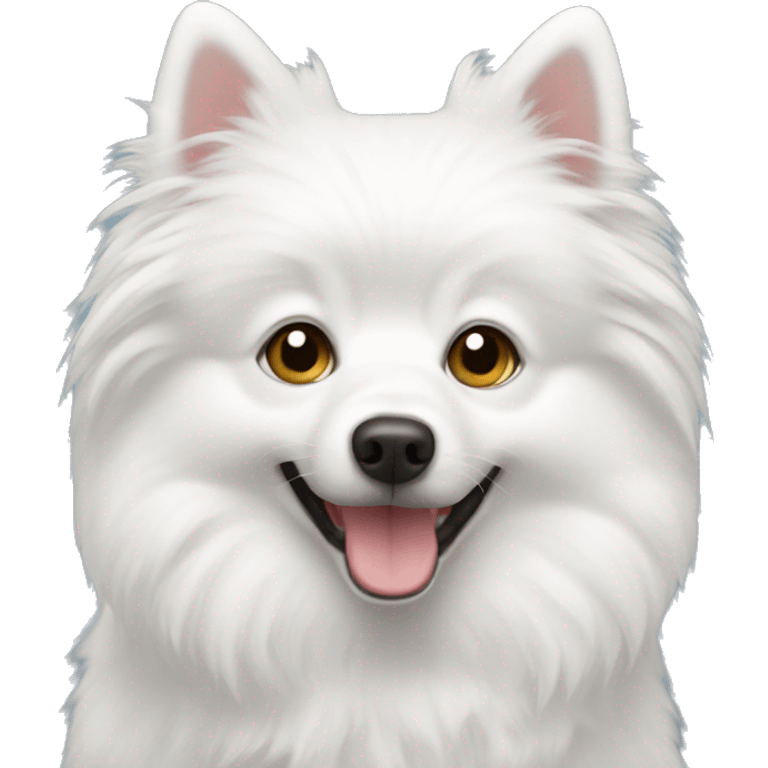 White spitz  emoji