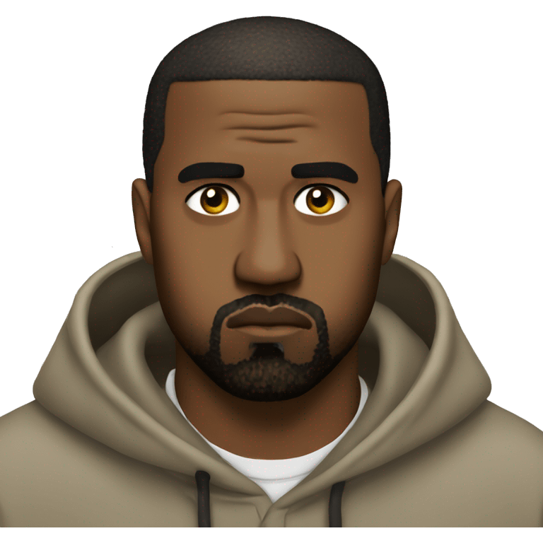 Disappointed Kanye West emoji