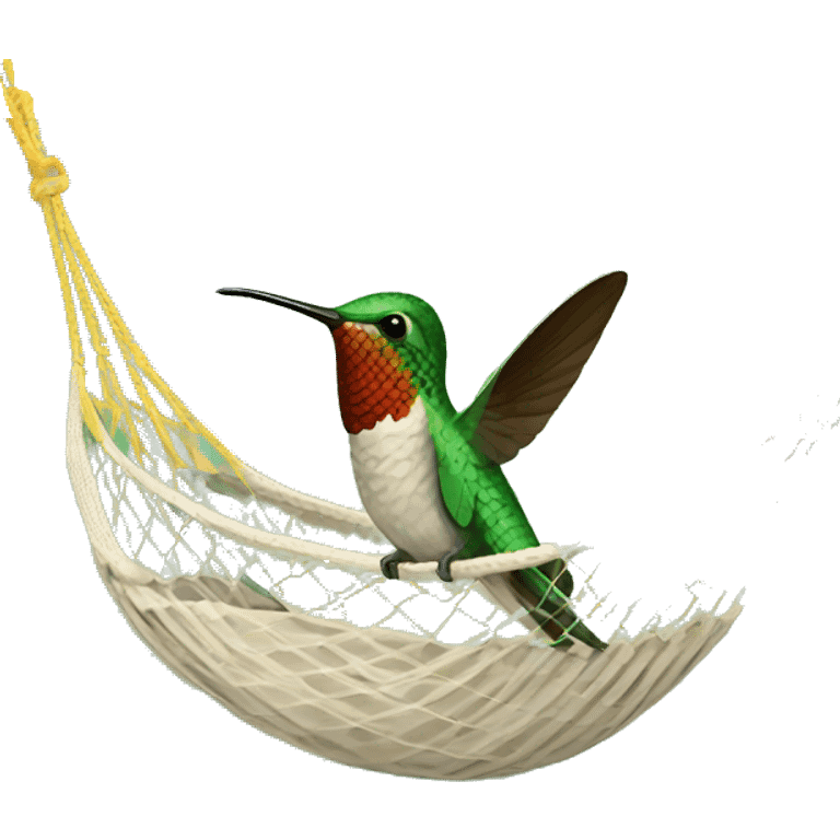 hummingbird in a hammock emoji