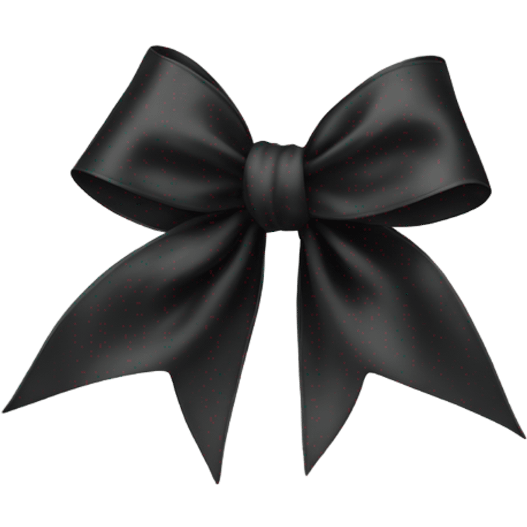 black bow emoji