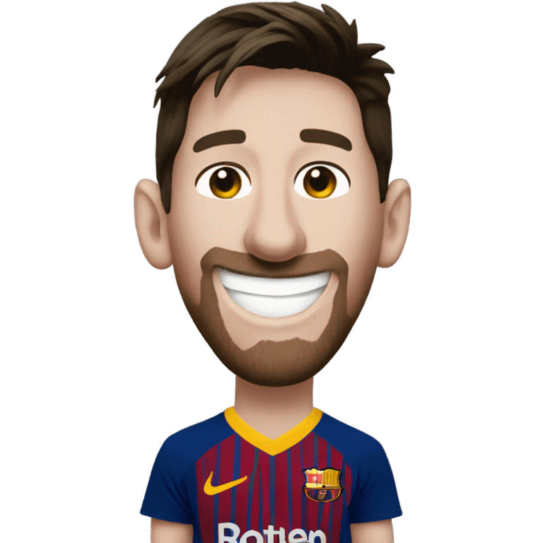 Messi smile emoji