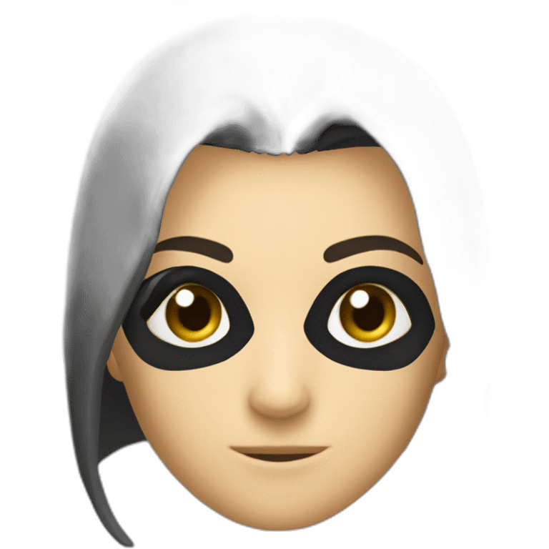 Tete ninja avc lunete yeux tenebreux emoji