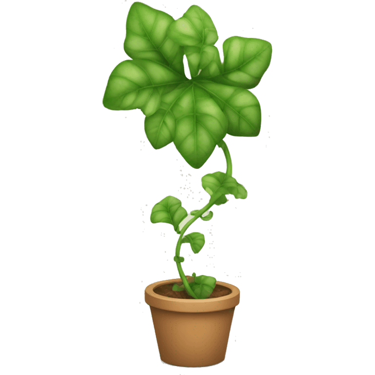 ivy plant twirled emoji