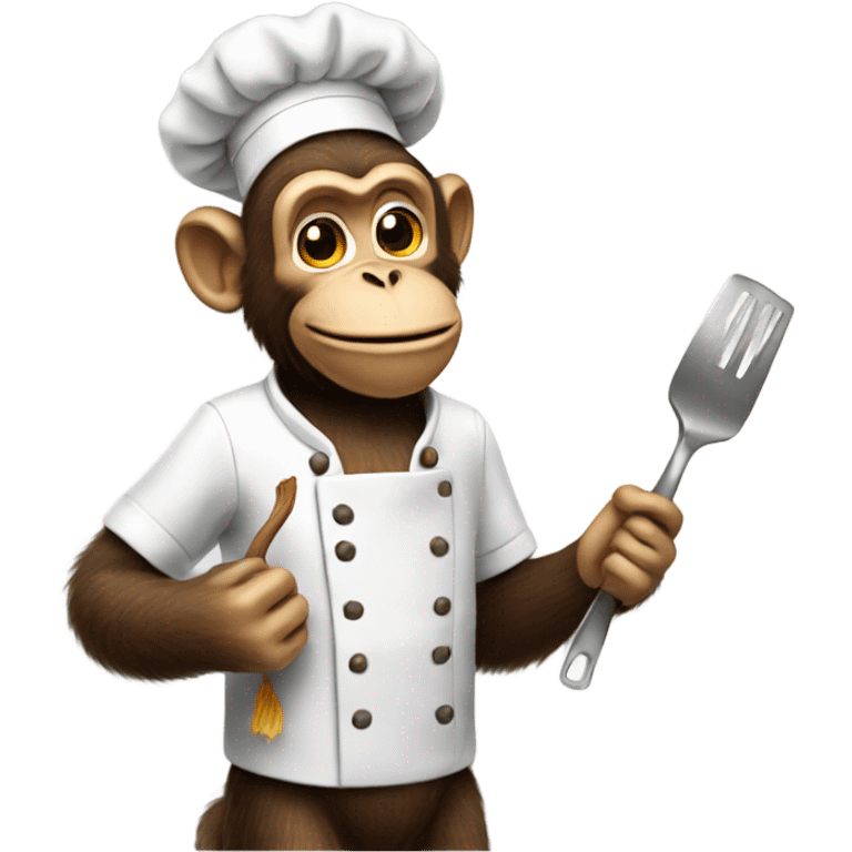 monkey cooking emoji