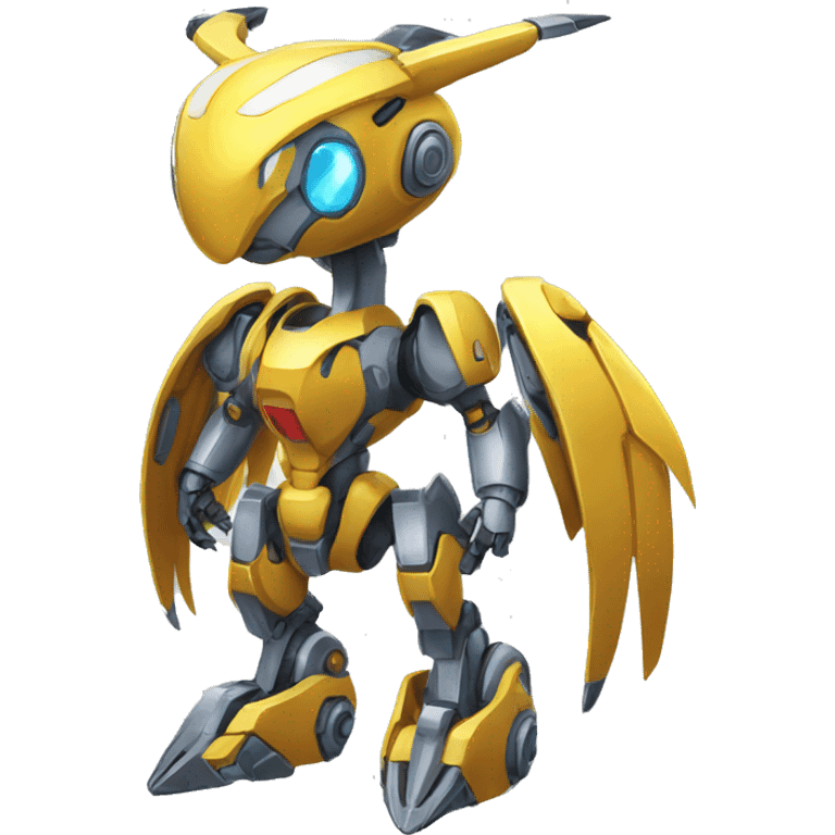 Futuristic Mechanical Pokémon-Medabot-Dragon full body emoji