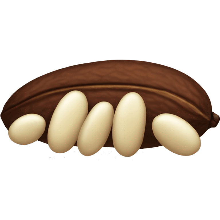 1 cocoa bean emoji