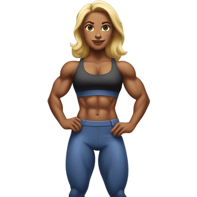 Female bodybuilder  emoji