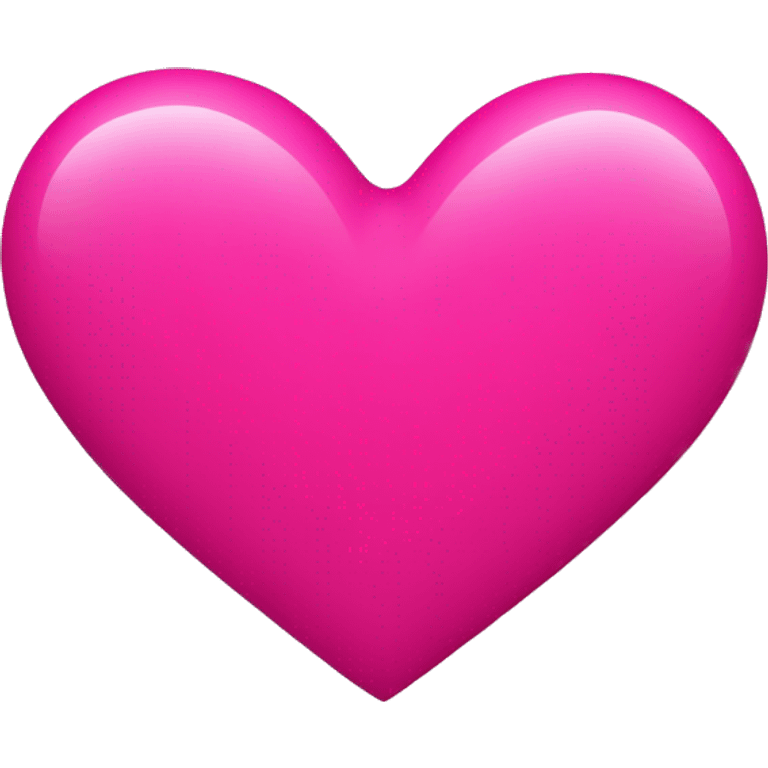 Hot pink heart emoji