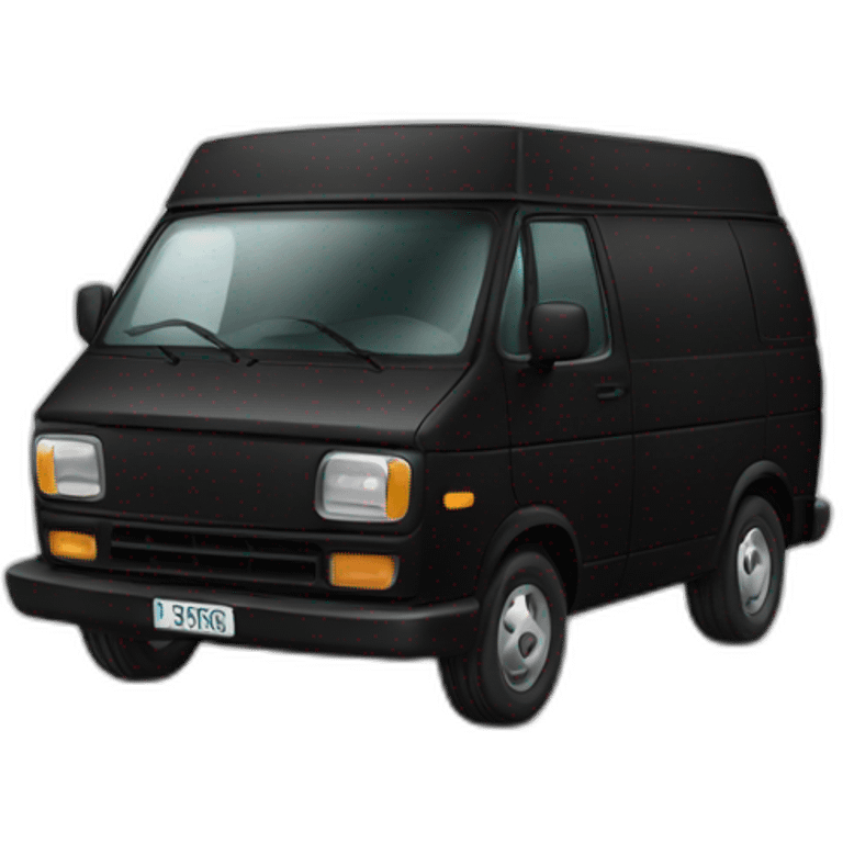 Black van emoji