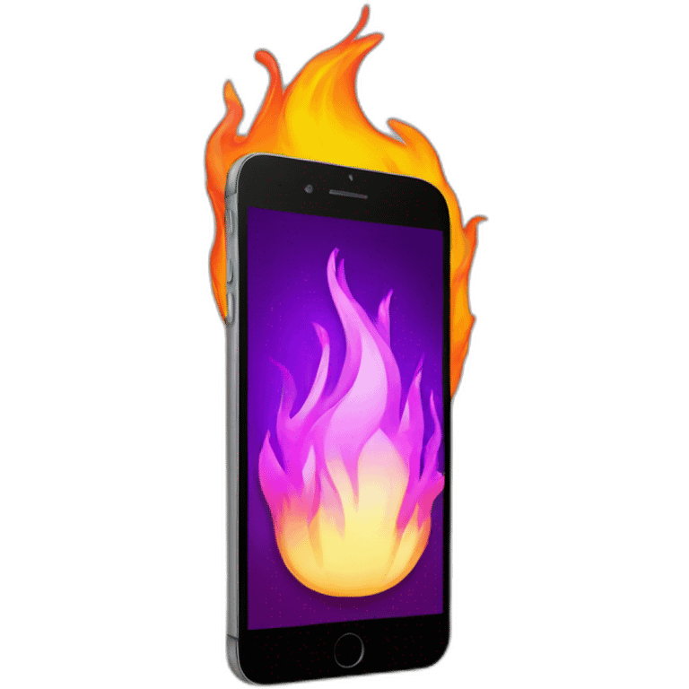 Iphone flaming emoji