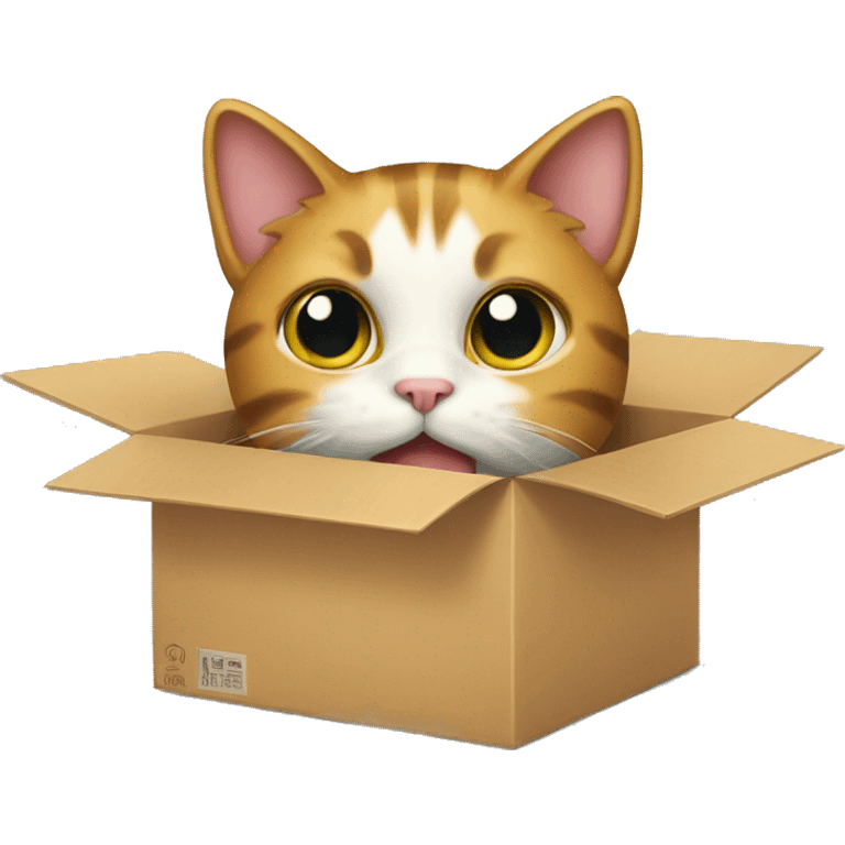 cat in box emoji