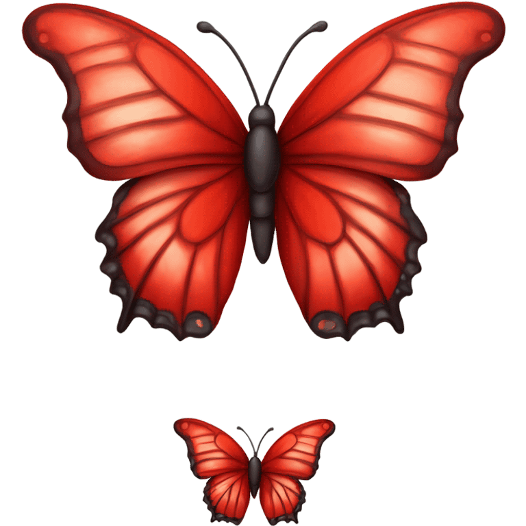 Red butterfly emoji