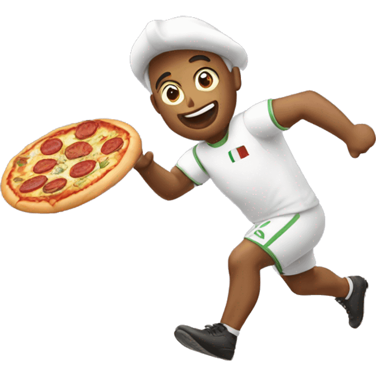 italian throwing pizza emoji