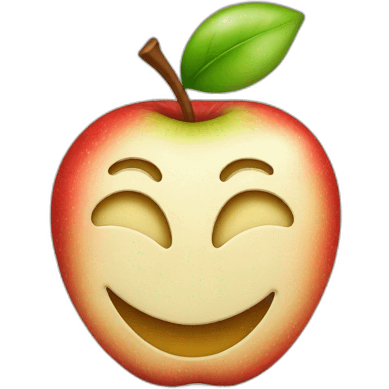 smile apple emoji