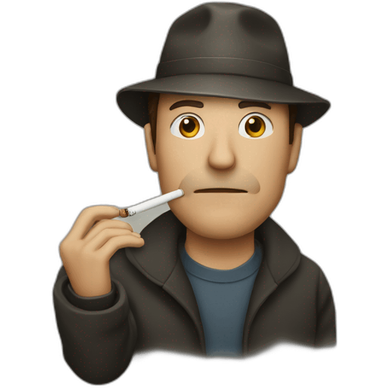 man in smoking emoji